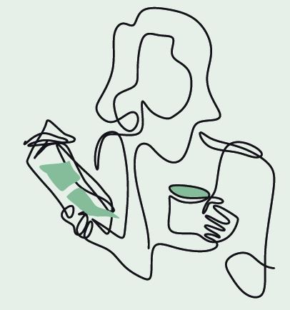 Lesercafe Frau
